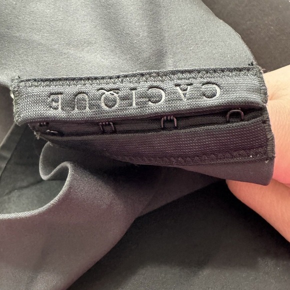 Cacique Bra Womens 40DDD Solid Black Lightly Lined Full‎ Coverage Underwire - Picture 5 of 14